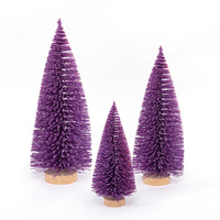 Mini sapin de Noël en PVC de 30 cm, ornement de bureau, décoration de Noël, fournitures de fêtes, centre de table - Approvisionnement direct usine, utilisation intérieure