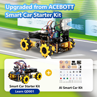 Kit de Robótica Educativa STEM con Módulo de Cámara de Visión Artificial ESP32 4WD para Proyectos Electrónicos Escolares con Arduino R3
