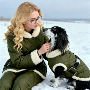 Luxury Winter All-Weather <strong>Dog</strong> Jacket Waterproof Puffer Pet <strong>Coat</strong> for Bassotto Wiener Dachshund Hamburg Teckel <strong>Sausage</strong> Polyester - Product Image 1