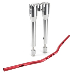 สไตล์คลับ1 "25มม. แฮนด์บาร์10" + 1 "เพิ่มขึ้นสำหรับ Harley Dyna Street BOB fxbb Sportster XL ซอฟต์เทลแฮนด์ตรง - Product Image 1