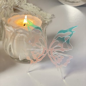 Decoración de Pastel de Mariposa Iridiscente, Adorno Acrílico para Pastel, para el Día de la Mujer, San Valentín, Día de la Madre - Product Image 3