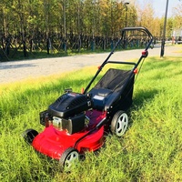 Tondeuse à gazon autotractée à essence quatre temps pour usage domestique, tondeuse à gazon agricole haute performance, petite tondeuse à gazon électrique