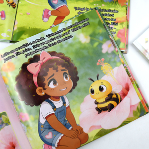 Impression d'usine personnalisée en Chine, livres d'histoires pour enfants à couverture rigide en couleur, impression bon marché - Product Image 4