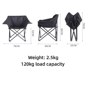 Silla de Playa Moderna Ultraligera y Portátil, Tipo Luna, para Acampar al Aire Libre, Comer, Cocina y Playa - Product Image 5