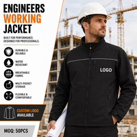Vêtements de travail unisexes personnalisés avec logo ODM, teinture unie, vente en gros, vêtements de travail d'extérieur, sportifs, coupe-vent, imperméables, pour la randonnée, softshell