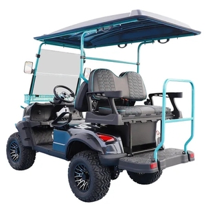 Carrito de Golf Eléctrico de 48V con Batería de Litio, para Caza, con Estructura de Acero de Alta Resistencia, Certificado CE, 3-4 Asientos, Venta al Por Mayor - Product Image 4