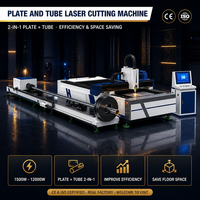 Machine de découpe laser intégrée pour tôles et tubes, répétabilité de 0,02 mm, découpeuse laser CNC pour tubes ronds et carrés, tôles métalliques