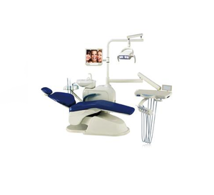 Unidad de Sillón Dental Eléctrico Profesional con Máquina de Tratamiento Integrada, Bandeja de Instrumentos Táctil y Escupidera de Acero, Plástico y Cerámica - Product Image 2