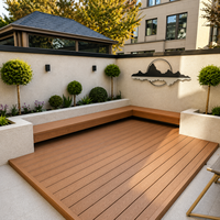 Planches de terrasse en composite WPC pour extérieur, revêtement de sol imperméable, planches de terrasse WPC résistantes aux intempéries, planches de sol extérieures résistantes aux intempéries