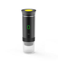 Cafetera Eléctrica Portátil 3 en 1 Ecológica para Cápsulas de Espresso Frío/Caliente, Mini Máquina de Viaje de Acero Inoxidable Compatible con Café Molido
