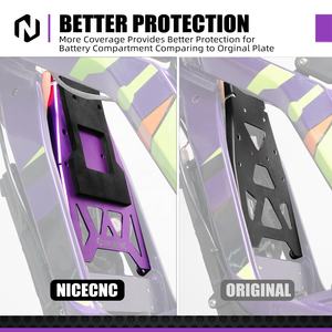 NICECNC pour Surron Vélo Électrique Compartiment de Batterie Garde-Boue Avant Plaque 8mm Kit de Coussinets pour 2025 2024 2023 Surron Light Bee - Product Image 2