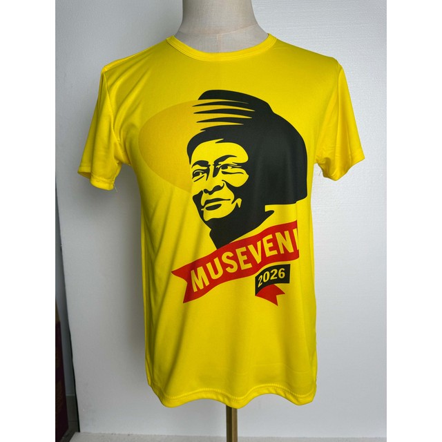 Uganda 2026 Campaign Custom Election T-shirts MUSEVENI Unisex Knitted Digital Printing