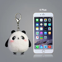 Mini porte-clés en peluche personnalisé, pendentif de mascotte d'ours en tissu de coton doux avec remplissage en PP et doublure en maille pour les fêtes