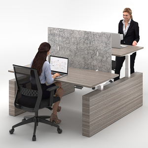 Hiện Đại Ergonomic Điện Ngồi Đứng Bàn Cho Cao Cấp Quản Lý Bền Thông Minh Nâng Máy Tính Văn Phòng Bàn - Product Image 2