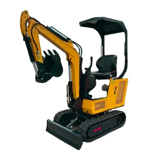 Mini-excavatrice de 1 tonne, micro-excavatrice, excavatrice sur chenilles pour usage domestique - Product Image 1