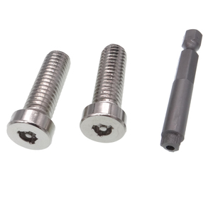 Vis antivol à tête cylindrique polydrive plaquée zinc M3 M4 M5 M6 M8 personnalisée non standard - Product Image 2