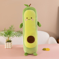 Peluche en coton en forme d'avocat mignon, jouet en peluche doux, poupée en forme de fruit, cadeau, oreiller en peluche BIPU, décoration de Noël pour la maison, chambre d'enfant, personnalisable, unisexe