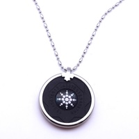 Beau et charmant pendentif en pierre de lave à énergie positive pendentifs à énergie scalaire quantique pour cadeau d'anniversaire