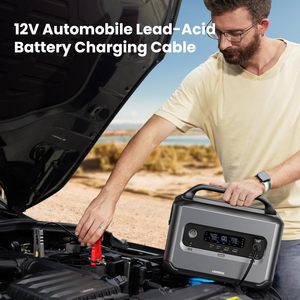 Câble de charge de batterie au plomb-acide pour automobile UGREEN, prise allume-cigare vers pinces de batterie crocodile pour batterie de véhicule automobile - Product Image 4