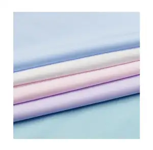 Microfiber fabric in rolls toyobo muslin 100%spun polyester arabic saudi robe thobe fabric plain dyed supplier