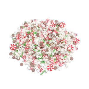 CHENXI 500g Mezcla de Chispas Decorativas para Slime de Navidad, Estilo Muñeco de Nieve, Molino de Viento, Pequeñas Rodajas de Arcilla Polimérica - Product Image 4