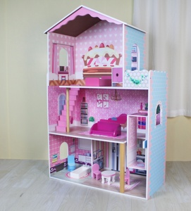 2025 nueva llegada niños jugar <span class=keywords><strong>casa</strong></span> conjunto Diy <span class=keywords><strong>pequeña</strong></span> imagen <span class=keywords><strong>de</strong></span> madera Mini muebles <span class=keywords><strong>casa</strong></span> <span class=keywords><strong>de</strong></span> muñecas - Product Image 2