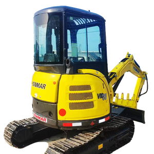 Mini-excavatrice Yanmar Vio35 d'occasion certifiée CE EPA, 3,5 tonnes, sur chenilles, moteur mécanique, marque japonaise, marteau hydraulique - Product Image 1
