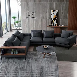 BIỆT THỰ Phòng Khách Cao Cấp Hình Chữ L Góc Phòng Khách Sofa Ý Bộ Sofa Nội Thất