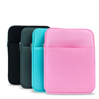 Housse d'ordinateur portable souple en mousse imperméable et durable de 6, 8, 10, 11 pouces avec logo personnalisé, étui de protection antichoc, fermeture à poignée multicolore