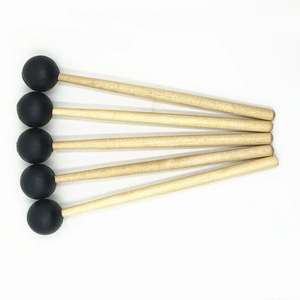 Marteau de remplacement en caoutchouc avec manche en bois pour expériences de résonance avec diapason - Product Image 4
