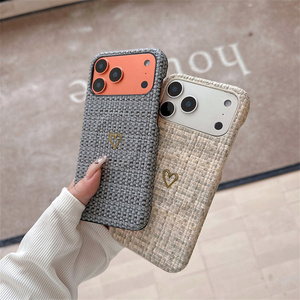 Funda Magnética para Teléfono Móvil con Diseño de Arcoíris Tejido para iPhone 17 16 15 Pro Max, Tela Colorida, a la Moda, Resistente a Impactos, Cubierta Trasera Resistente - Product Image 6