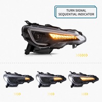 Ensemble de phares LED RK pour Scion FR-S/BRZ 2012-2016 et pour 86-8000 Lumens 7500K Lumière blanche 36W 12V Mise à niveau de rétrofit