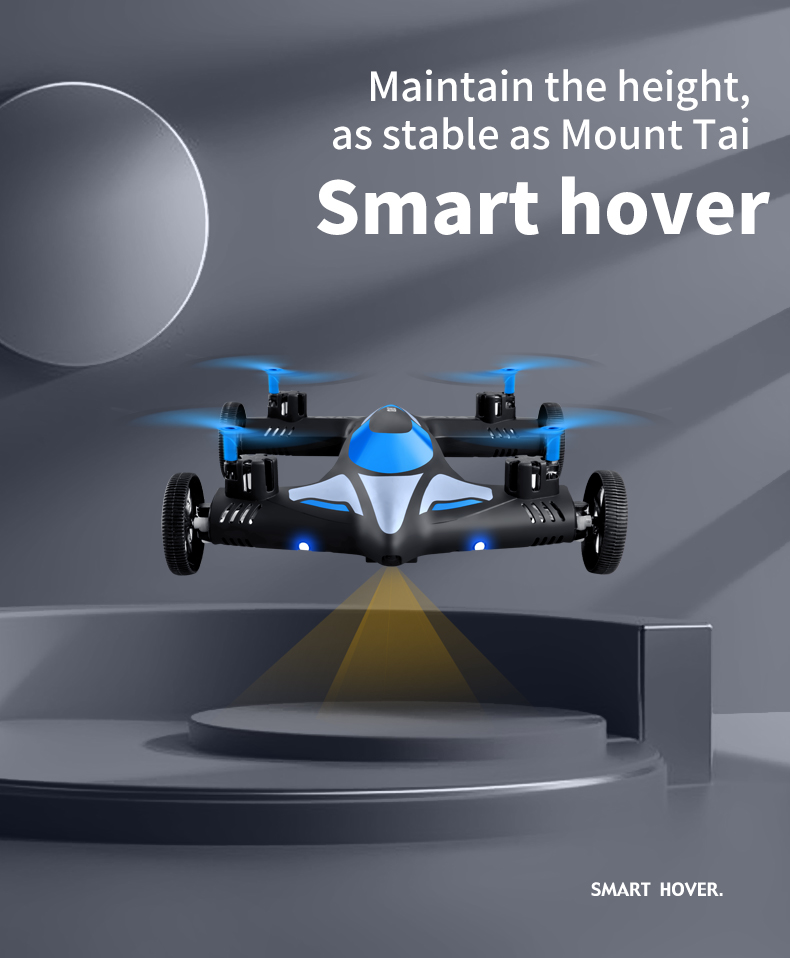 Remote Control Air-Ground Flying Cars Mini Dron 4K Hd Camera Aerial Photography RC Drone Quadcopter Children's Toy Gift