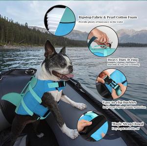 حيوان أليف-قماش لؤلؤي قطن فوم ماء لعب الكلاب سترة حياة عالية الطفو في الهواء الطلق للكلاب الكبيرة السباحة - Product Image 6