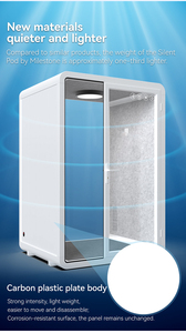 New Technology Meeting <b>Booth</b> Meeting Pod <b>Soundproof</b> Office Phone System Office Phone <b>Booth</b> Corrosion-resistant Surface - Product Image 2