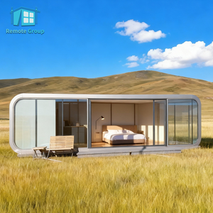 Apple Cabin Casa Container Prefabbricata Moderna in Acciaio da 20ft 40ft con Camera da Letto e Soggiorno <span class=keywords><strong>per</strong></span> Ufficio Mobile, Negozio o Mini Casa - Product Image 1