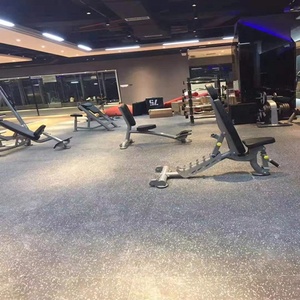 <span class=keywords><strong>HUHA</strong></span> Factory 20mm EPDM Fleck baldosas de goma de alta densidad para alfombrilla de goma de gimnasio en buena calidad - Product Image 6