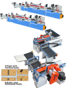 <span class=keywords><strong>Machine</strong></span> semi-automatique pour assemblage par joint de doigt de bois, ligne de production à haute productivité pour cadres de fenêtres et plinthes en bois - Product Image 1