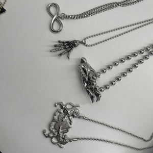 Pas de quantité minimale de commande pour les artisanats métalliques, logos personnalisés, personnages de dessins animés, pendentifs 3D, colliers personnalisés en acier inoxydable - Product Image 4