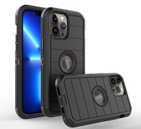 Coque de téléphone Defender Holster pour iPhone 15 Pro Max 14 13 Clip de ceinture robuste en TPU robuste couverture arrière pour iPhone 12 11 Pro Max