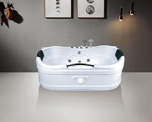 Carré freestanded baignoire acrylique maison bed & breakfast projet température constante surf massage en gros - Product Image 4