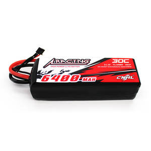 Cnhl che corre la batteria di lipo di serie 11.1v 6400mah 3s 30c con la spina di traxxas trx - Product Image 2