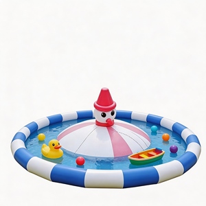 Piscina Gonfiabile Gigante Personalizzata con Tetto per Parchi Acquatici Commerciali all'Aperto - Product Image 2