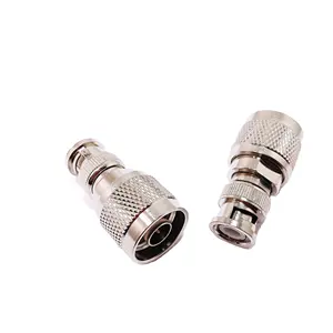 RF Adaptor BNC Type Male to N Type Male Plug Straight RF Coax Coaxial Adapter Converter connectors For Communication