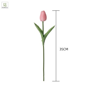 Fiori Artificiali di Tulipano Mini in PU, Effetto Realistico, per Decorazioni Casa, Matrimoni, Feste, Centrotavola - Product Image 5