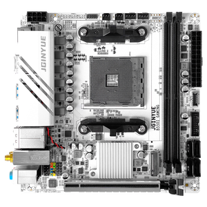 เมนบอร์ดเกมมิ่ง JGINYUE B550I Mini ITX รองรับ 64GB M.2 Socket AM4 DDR4 สำหรับเดสก์ท็อป รุ่นใหม่ B550 เมนบอร์ดเกมมิ่ง JGINYUE B550I รองรับ 64GB M.2 - Product Image 1