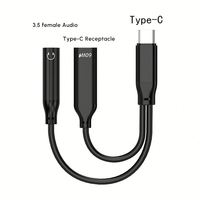 Likai USB C Kopfhörer adapter, USB C auf 3,5mm Buchse Audio Adapter 2 in 1 Audio Ladegerät Splitter Typ C Kopfhörer adapter