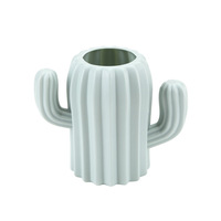 Vase à cactus de style nordique, décoration créative pour la maison, décoration intérieure, plante en pot, vase en plastique PE avec glaçure pour plantes succulentes