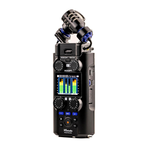 Grabadora H5studio con 32 bits de precisión flotante, perillas de ganancia, grabación de 6 pistas, para cineastas, músicos y creadores, lápiz de grabación H5studio - Product Image 1