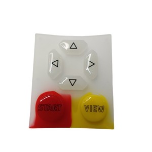 Bảng điều khiển trò chơi đua xe Phụ Kiện Nút cao su Tấm chuyển hướng phím mềm Silicone bắt đầu xem nút thay đổi - Product Image 3